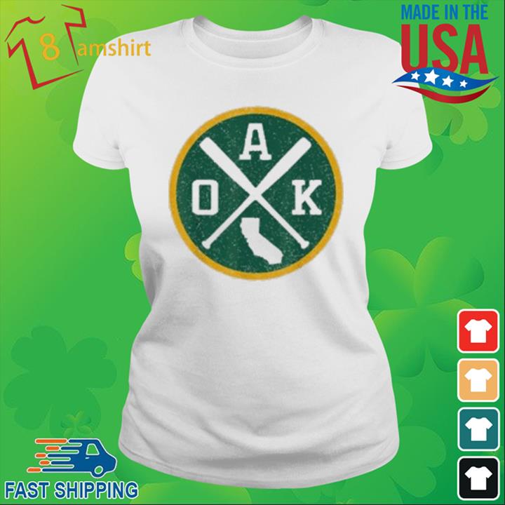Oakland Baseball Logo Vintage Shirt ladies trang