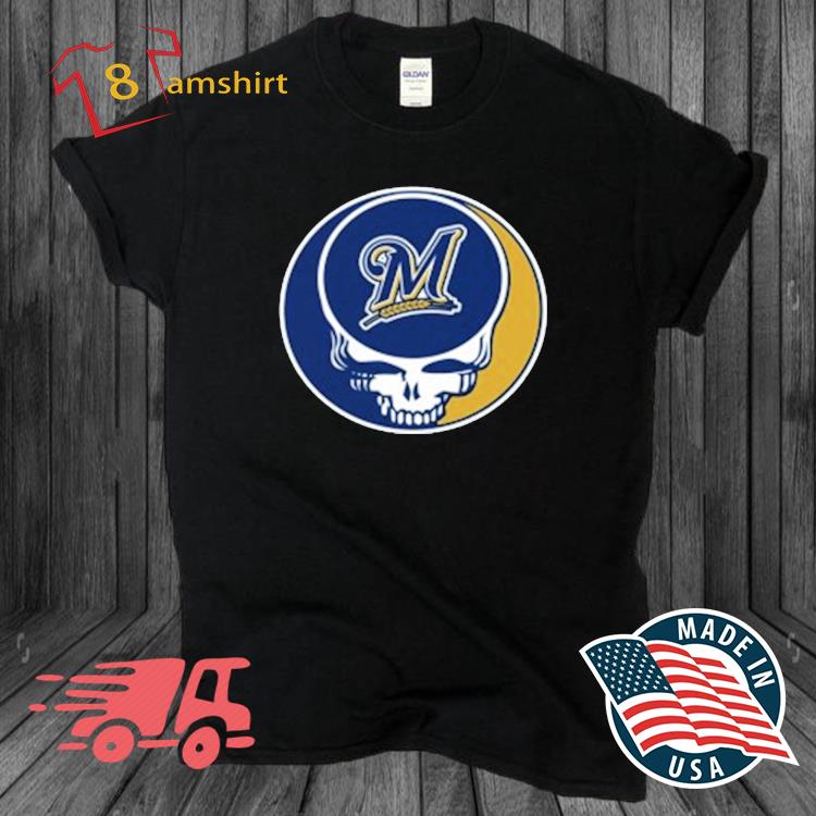 MLB Milwaukee Brewers Baseball Grateful Dead Bear Shirt, hoodie, sweater,  long sleeve and tank top