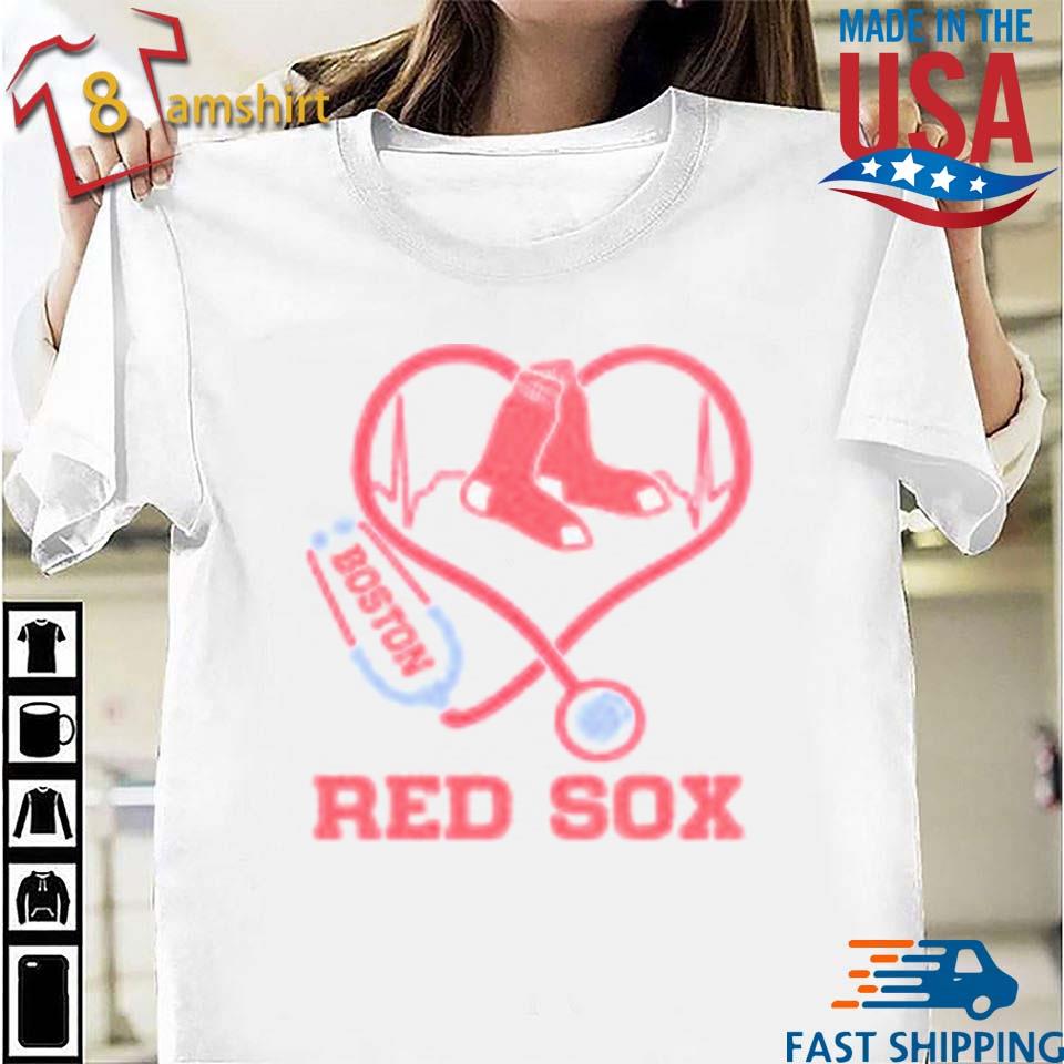 Original Nurse Boston Red Sox Baseball Stethoscope Heartbeat T-shirt,Sweater,  Hoodie, And Long Sleeved, Ladies, Tank Top