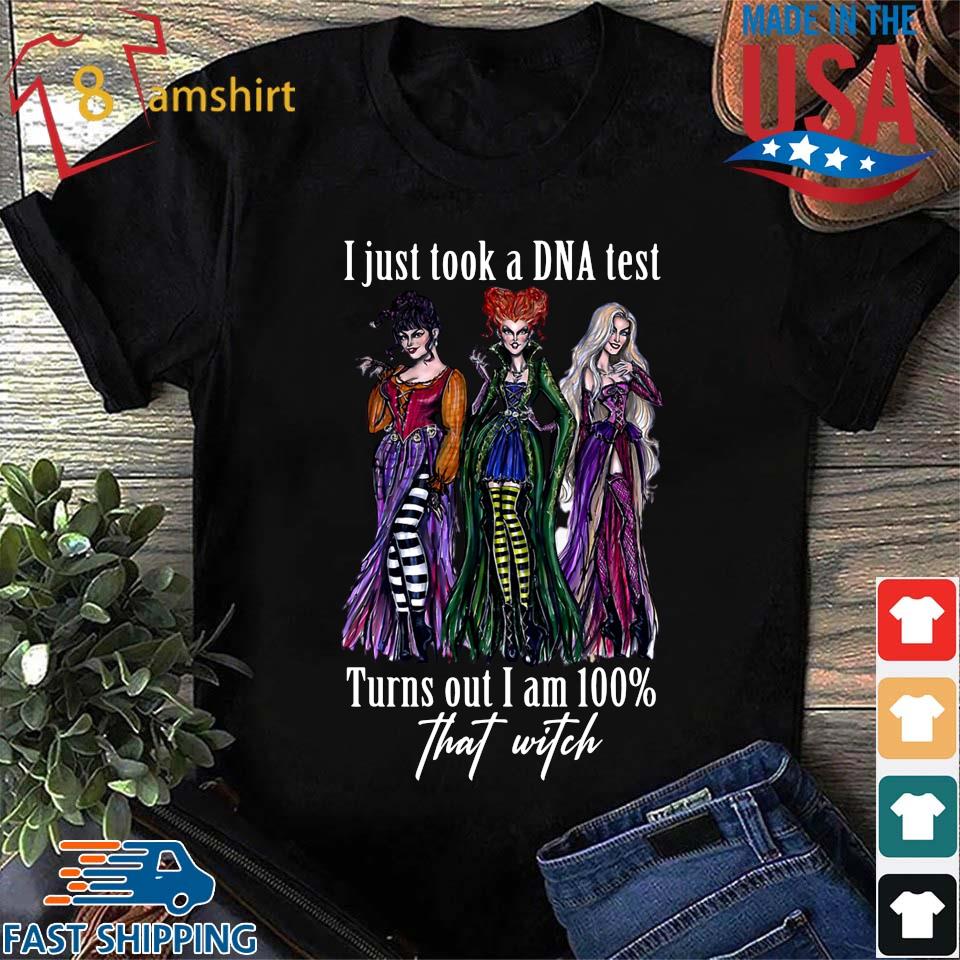 i just took a dna test shirt hocus pocus