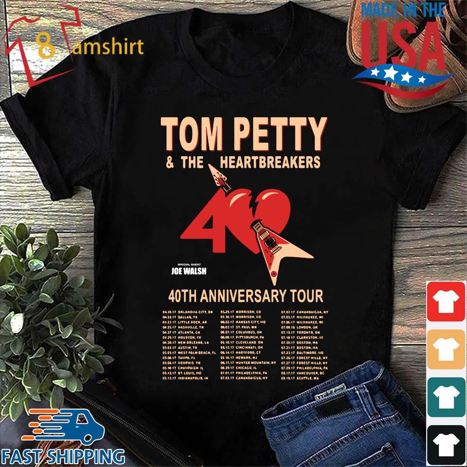 tom petty 40th anniversary tour shirt